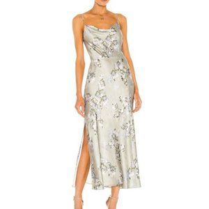 Vince Hazy Blossom Cowl Neck Slip Dress size 2